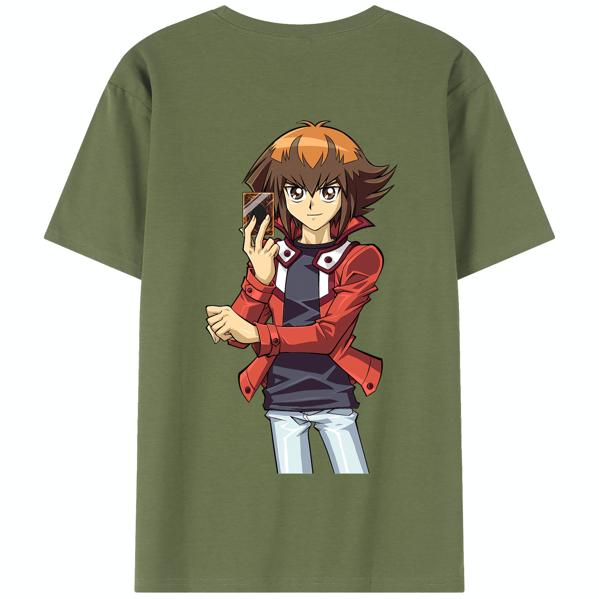 （画像用） 遊☆戯☆王 Yu-Gi-Oh! 綿100％半袖Tシャツ（背面プリント）